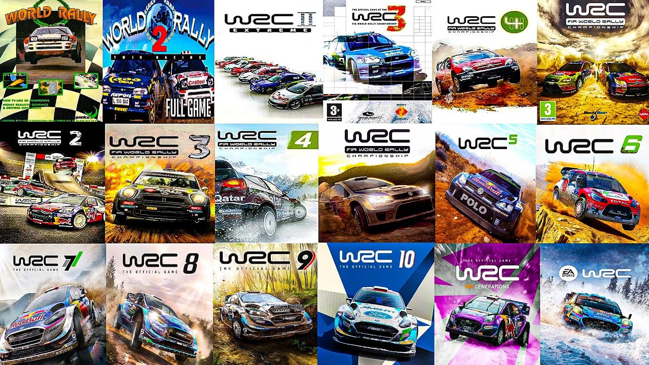 The Evolution of WRC Games (1993-2023) - YouTube