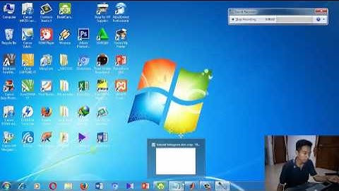 TUTORIAL menampilkan Histogram dan Crop Image by Wahyu hajarudin