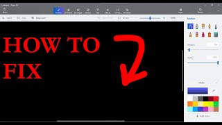 How To Fix Paint 3D Black Screen*2025*