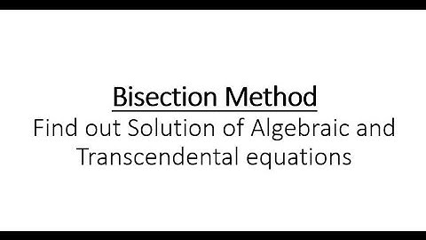 Bisection Method using Scientific Calculator ( Simple Calculator Tricks  )