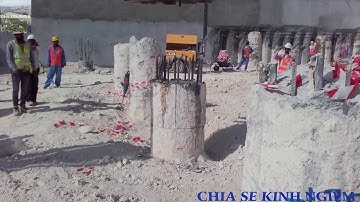 14 Cắt cọc khoan nhồi công nghệ mới
