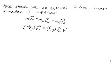 Systems of Particles - Momentum Example - Engineering Dynamics