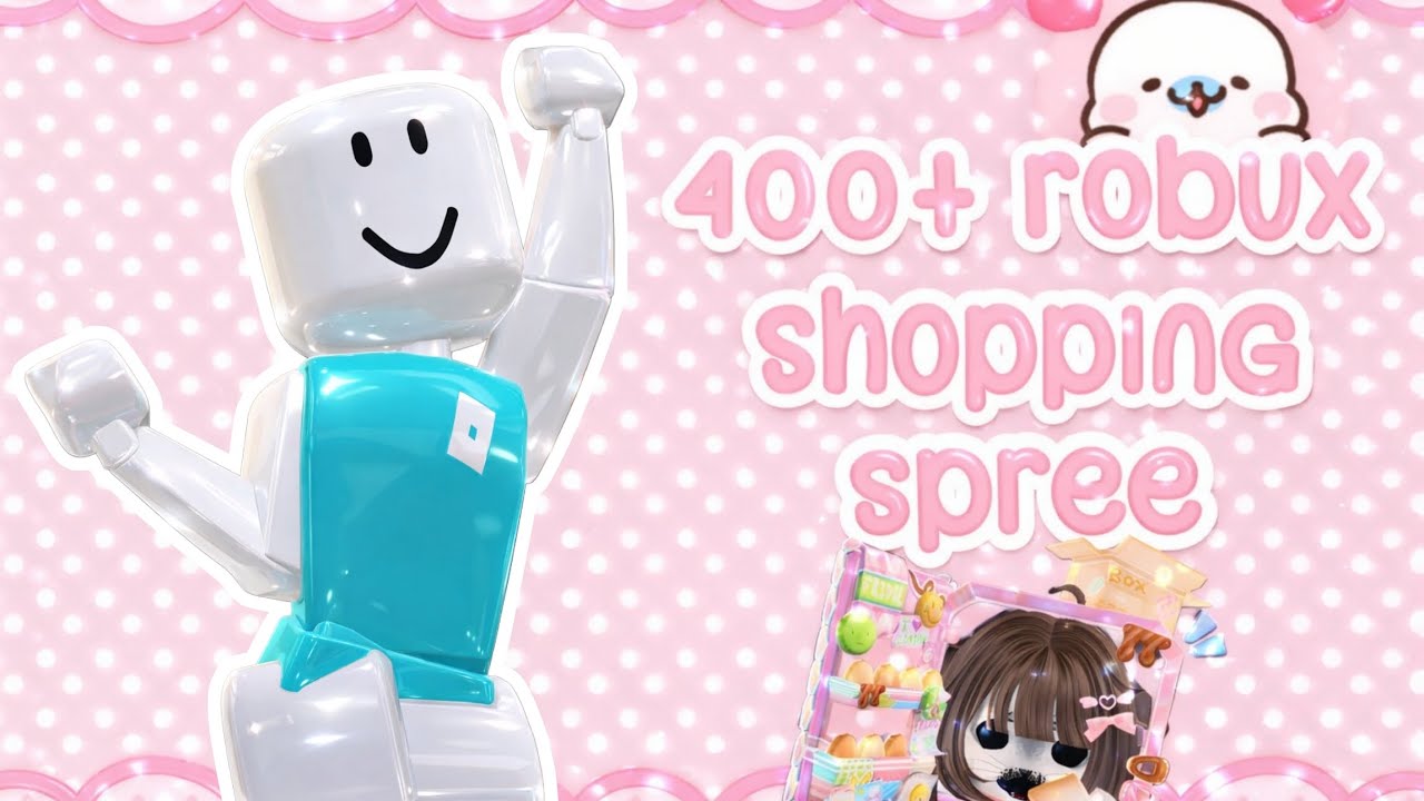 400+ Robux Shopping Spree! Gastando 400 robux | Roblox - YouTube