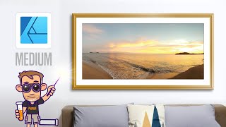 Affinity Designer Tutorial - Mockups - Quickly Create scalable Picture Frames @2dgameartguru