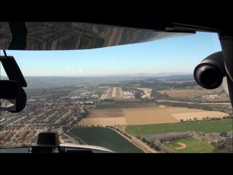 Flying to Solvang in HD