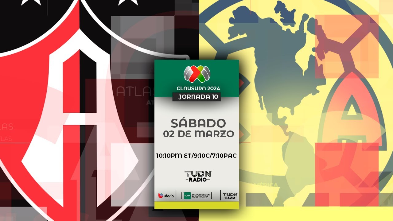 ATLAS VS AMÉRICA EN VIVO 🔴 JORNADA 10 LIGA MX CLAUSURA 2024 - YouTube