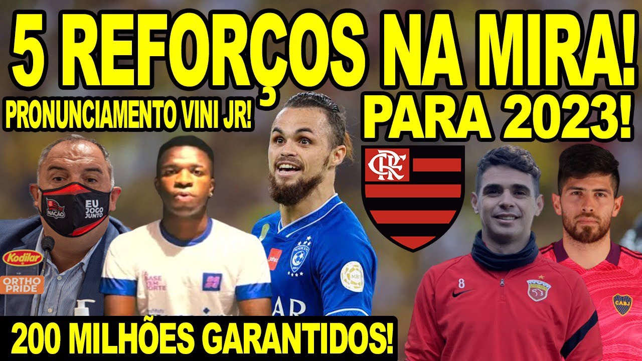 As contratações e os reforços do Flamengo para a temporada 2023