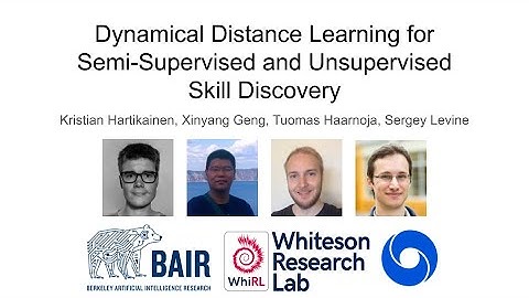 Dynamical Distance Learning for Semi-Supervised and Unsupervised Skill Discovery - ICLR 2020 Poster