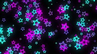 🌟 Glowing Colorful Neon Stars 🌀 Soft Piano Music for Deep Sleep 🧲 4K Relaxing Screensaver screenshot 2