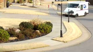 A Mailman Falls Off from a Moving Mailvan!