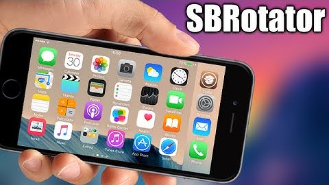 SBRotator - iOS 9.3.3 Jailbreak Cydia Tweak