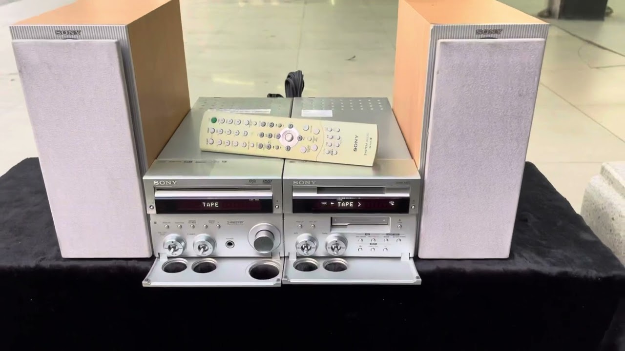 SONY CD MD TAPE NET MD รุ่น MDS-SE9 (remote) - YouTube