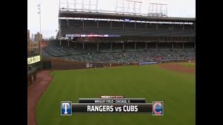 14 - Rangers at Cubs - Thursday, April 18, 2013 - 1:20pm CDT - WGN