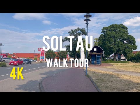 Soltau Walk Tour/ Rundgang durch Soltau/گشتی در شهر Soltau 4K 60fps