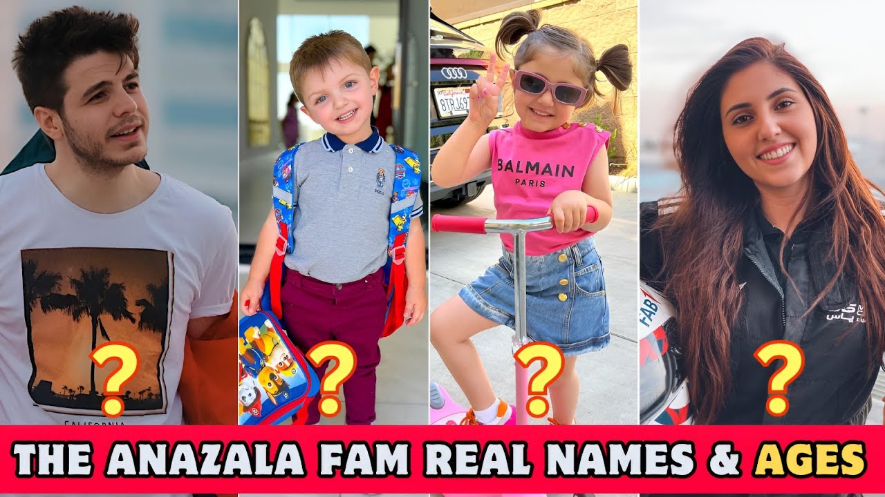 The Anazala Family 2025  Real Names & Ages REVEALED