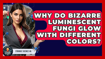 Why Do Bizarre Luminescent Fungi Glow With Different Colors? - Strange Science HQ