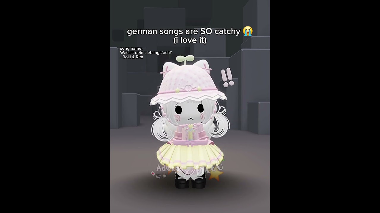 german songs are SO catchy 🇩🇪😭 || #roblox #germany #rolliundrita #catchy #fyp #german #shorts #hallo