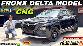 Maruti Fronx Delta CNG 2026 Detailed Review ✅ | Fronx Delta CNG New Updated Price & Features 🔥
