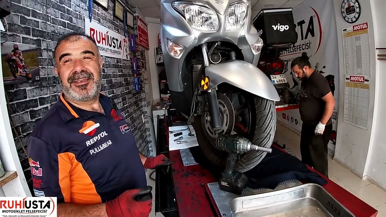 SUZUKI BURGMAN UH200/AMORTİSÖR YAĞI DEĞİŞİMİ PÜF NOKTALAR