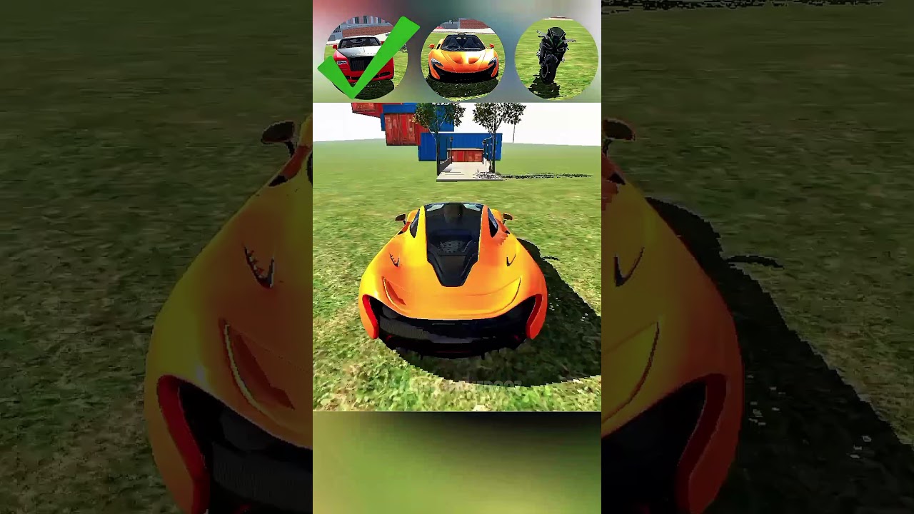 Franklin 💀 vs ultra super Car  🚗 🔥 | Indian Bike 3D Stunt 