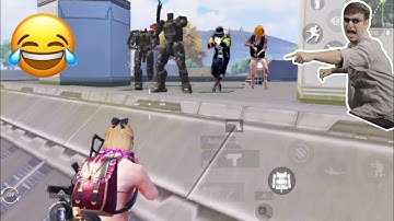 Trolling Noob Robot In Flora Menance Mode 😎 | PUBG NEW MODE | Mobile Funny Epic Cool Moments