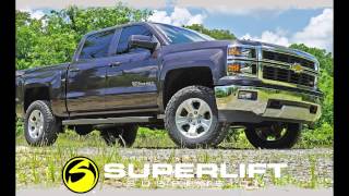 Superlift 3.5" upper control arm kit 07-13 GM 1500