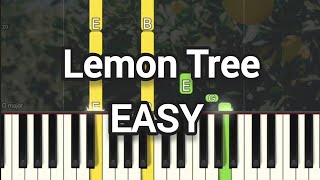Fools Garden - Lemon Tree | Simple Piano (Piano Cover, Piano Tutorial) Sheet 琴譜