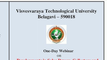 VTU UPDATE 14-07-2020 one day webinar