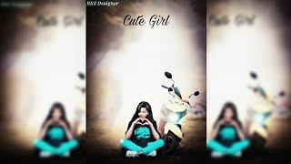 Cute Girl Scooty Manipulation Picsart And Lightroom Editing Video screenshot 4