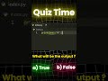 Python Quiz 🤯 (Most People Fail 3) #shorts