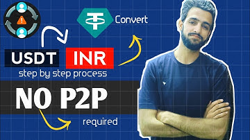 How to Convert USDT to INR Without P2P (Fast & Secure Methods 2025)