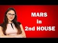 Mars in Second House in the Birth Chart. Me Want, Me Get!