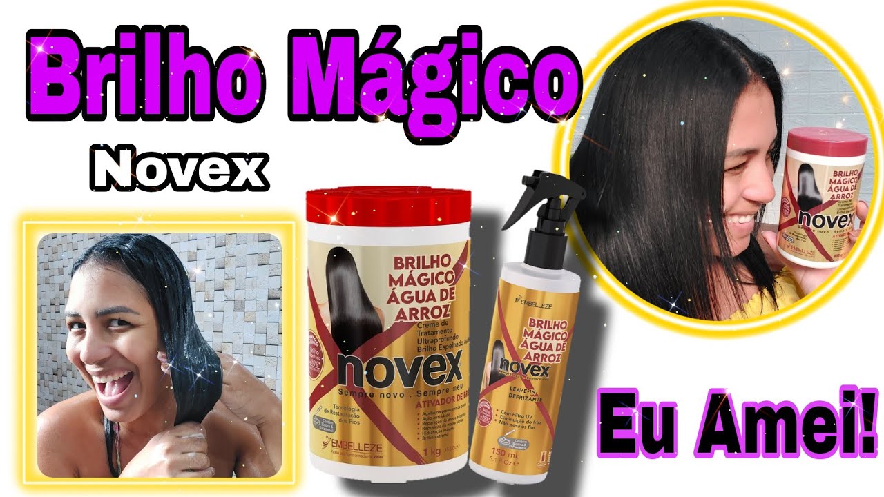 ✔️BRILHO MÁGICO NOVEX EMBELLEZE/ RESENHA SUPER LANÇAMENTO