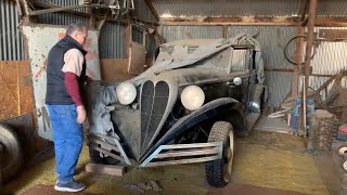 Abandoned '1934 Ford' Rescued From Garage After 60 Years | 1934 Ford Brewster Town Car | RESTORED