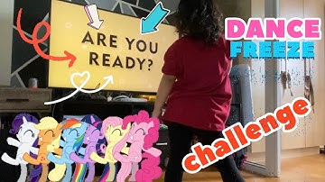 tried THE DANCE FREEZE SONG | CHALLENGE | Scratch Garden | MY LITTLE PONY dancing | ACTIVITY TIME