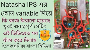Natasha IPS এর কোন variable দিয়ে কি কাজ করানো হয়েছে দেখুন। Natasha IPS all setting.