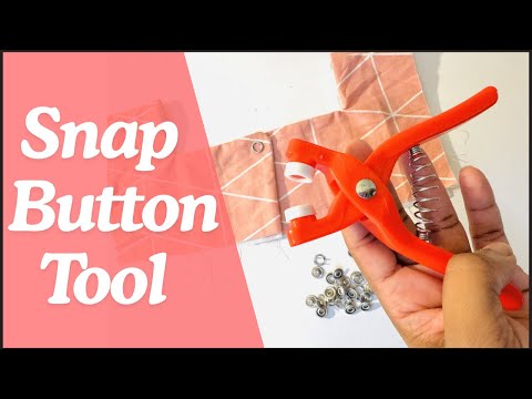 How to use press button machine | How to attach press buttons|Snap Buttons |Button Plier tool Review