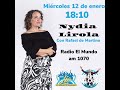 Nydia Lirola, en Radio El Mundo, con Rafael de Martín. La Militancia