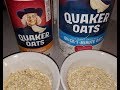 Compare | Old-Fashioned Quaker Oats vs. One-Minute Oats | by Kim Townsel