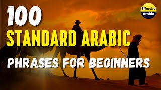 100 Standard Arabic phrases you should know !!