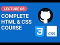 HTML &amp; CSS Tutorial for Beginners | Lecture 06: GitHub Repo, First Commit &amp; Creating 3 Cards