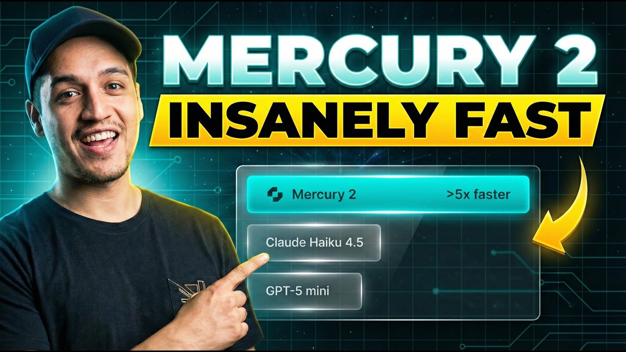 Mercury 2: The FASTEST AI Model Ever? (1,000 Tokens/Second 🤯)
