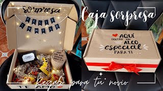 Diy Caja Sorpresa Regalo Para Tu Novio Erandy Paz