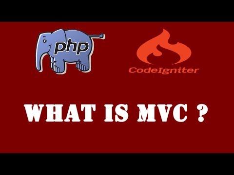 PHP Codeigniter Tutorial - 4 - What Is MVC Software Design Pattern - Hindi