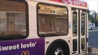 SEPTA Route 16: 2004 New Flyer D40LF #5742 Audio
