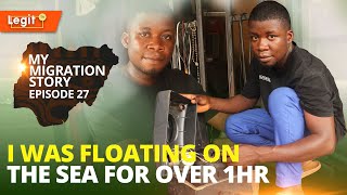 My Migration Story: I was in the Mediterranean sea for over one hour | Legit TV
