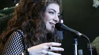 Lorde- Royals (Live at the Edge) Edit