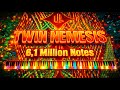 Black MIDI | TWIN NEMESIS ~ BleedingEdgeMonotone - 6,1 Million Notes (MIDITrail, PianoFall)