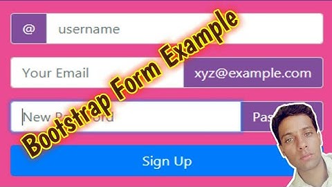 Making professional look Form in Bootstrap