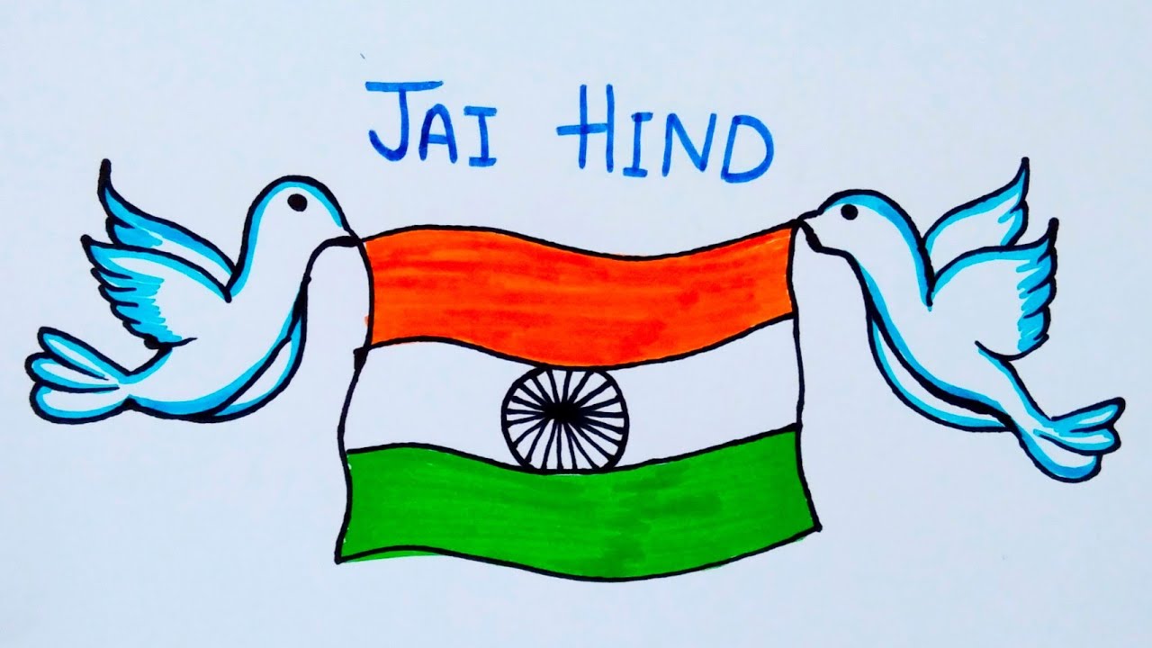 15 August Drawing Easy || Independence day drawing || @ArtClubdamini ...